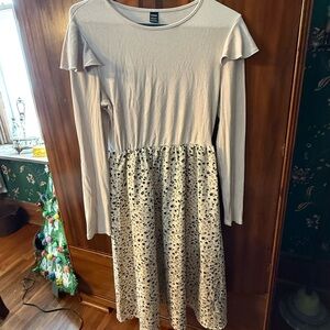 SHEIN Ribbed Beige Top